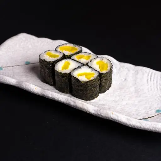 Serviervorschlag für Maki Paprika Vegan